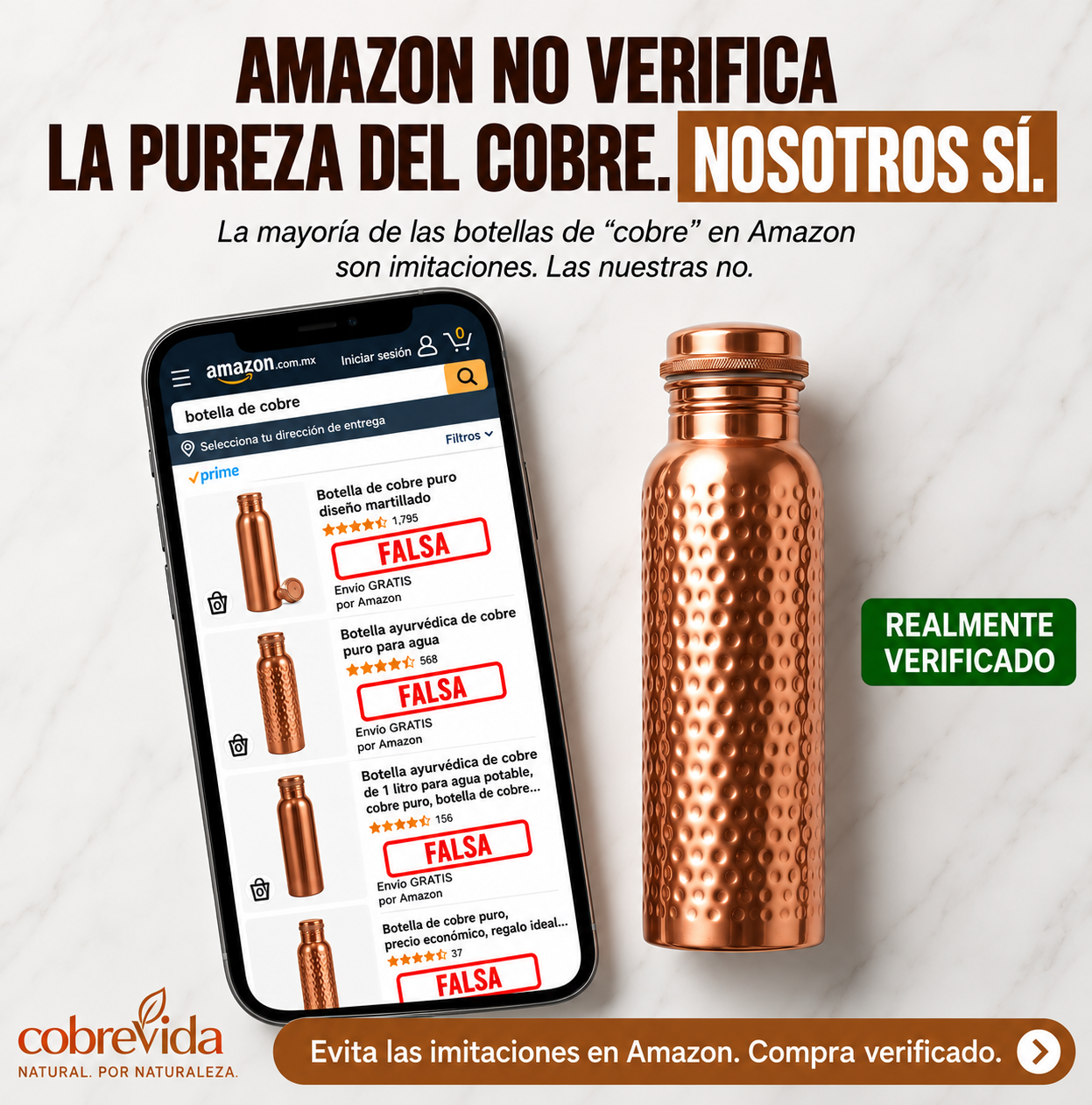 razón 6: El único cobre realmente original (producción artesanal limitada)